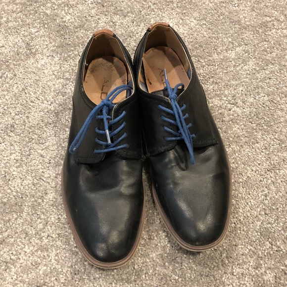 aldo black dress shoes